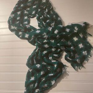 Green Printed Women's Scarf